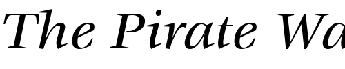 Font : ITC-Veljovic-LT-Medium-Italic Custom Text : The Pirate Way Test your own text here Click to download or to view this font on a tshirt that can be custom printed in Bali