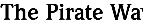 Font : ITC-Weidemann-LT-Bold Custom Text : The Pirate Way Test your own text here Click to download or to view this font on a tshirt that can be custom printed in Bali