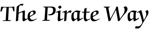 Font : ITC-Zapf-Chancery-LT-Demi Custom Text : The Pirate Way Test your own text here Click to download or to view this font on a tshirt that can be custom printed in Bali