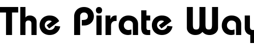 Font : ITCBauhaus-Demi Custom Text : The Pirate Way Test your own text here Click to download or to view this font on a tshirt that can be custom printed in Bali