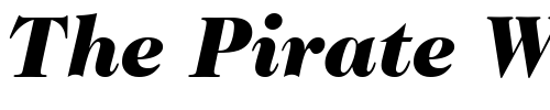Font : ITCCaslon224-Black-Italic Custom Text : The Pirate Way Test your own text here Click to download or to view this font on a tshirt that can be custom printed in Bali
