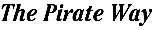 Font : ITCCheltenham-Condensed-Bold-Italic Custom Text : The Pirate Way Test your own text here Click to download or to view this font on a tshirt that can be custom printed in Bali