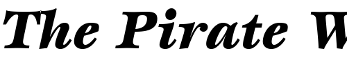 Font : ITCEsprit-Black-Italic Custom Text : The Pirate Way Test your own text here Click to download or to view this font on a tshirt that can be custom printed in Bali