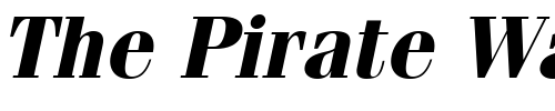 Font : ITCFenice-Bold-Oblique Custom Text : The Pirate Way Test your own text here Click to download or to view this font on a tshirt that can be custom printed in Bali
