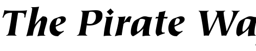 Font : ITCTiepolo-Black-Italic Custom Text : The Pirate Way Test your own text here Click to download or to view this font on a tshirt that can be custom printed in Bali
