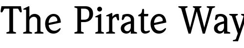 Font : ITCWeidemann-Medium Custom Text : The Pirate Way Test your own text here Click to download or to view this font on a tshirt that can be custom printed in Bali