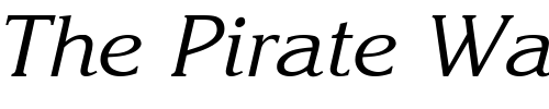 Font : ITC_-Korinna-Normal-Italic Custom Text : The Pirate Way Test your own text here Click to download or to view this font on a tshirt that can be custom printed in Bali
