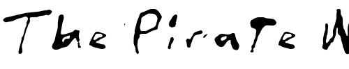 Font : InXanthumGum Custom Text : The Pirate Way Test your own text here Click to download or to view this font on a tshirt that can be custom printed in Bali