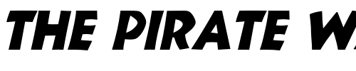 Font : Indy-Condensed-Italic Custom Text : The Pirate Way Test your own text here Click to download or to view this font on a tshirt that can be custom printed in Bali