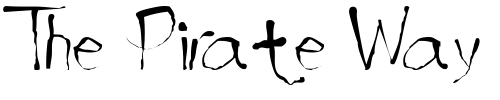 Font : InkBlotScriptSSK Custom Text : The Pirate Way Test your own text here Click to download or to view this font on a tshirt that can be custom printed in Bali