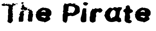 Font : InkbleedExtended Custom Text : The Pirate Way Test your own text here Click to download or to view this font on a tshirt that can be custom printed in Bali