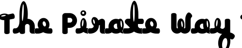 Font : Inkling-Bold Custom Text : The Pirate Way Test your own text here Click to download or to view this font on a tshirt that can be custom printed in Bali
