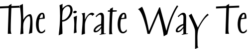 Font : Inkster Custom Text : The Pirate Way Test your own text here Click to download or to view this font on a tshirt that can be custom printed in Bali