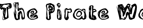 Font : Inlines-Rough Custom Text : The Pirate Way Test your own text here Click to download or to view this font on a tshirt that can be custom printed in Bali