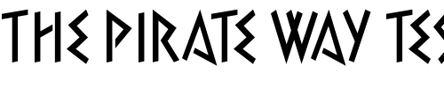 Font : Inscript-Regular-DB Custom Text : The Pirate Way Test your own text here Click to download or to view this font on a tshirt that can be custom printed in Bali