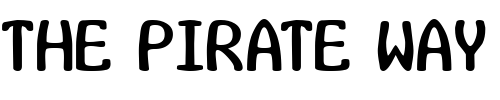 Font : InsideLetters Custom Text : The Pirate Way Test your own text here Click to download or to view this font on a tshirt that can be custom printed in Bali
