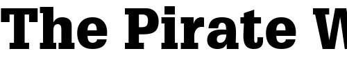 Font : InstallationBlackSSK Custom Text : The Pirate Way Test your own text here Click to download or to view this font on a tshirt that can be custom printed in Bali