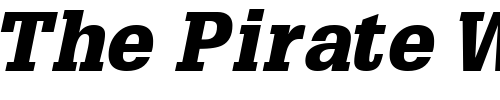 Font : InstallationBlackSSK-Italic Custom Text : The Pirate Way Test your own text here Click to download or to view this font on a tshirt that can be custom printed in Bali