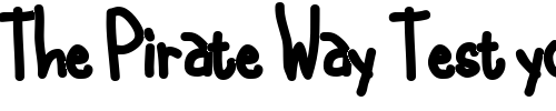 Font : International-Chunkfunk Custom Text : The Pirate Way Test your own text here Click to download or to view this font on a tshirt that can be custom printed in Bali