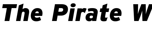 Font : Interstate-BlackItalic Custom Text : The Pirate Way Test your own text here Click to download or to view this font on a tshirt that can be custom printed in Bali