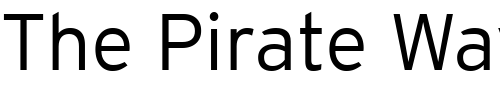 Font : Interstate-Light Custom Text : The Pirate Way Test your own text here Click to download or to view this font on a tshirt that can be custom printed in Bali