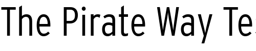 Font : Interstate-LightCondensed Custom Text : The Pirate Way Test your own text here Click to download or to view this font on a tshirt that can be custom printed in Bali