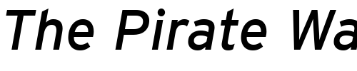 Font : Interstate-Regular-Italic Custom Text : The Pirate Way Test your own text here Click to download or to view this font on a tshirt that can be custom printed in Bali