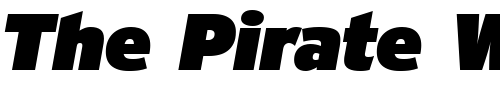 Font : Interstate-UltraBlackItalic Custom Text : The Pirate Way Test your own text here Click to download or to view this font on a tshirt that can be custom printed in Bali