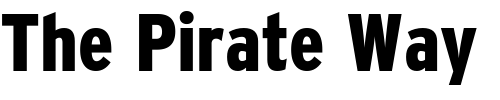 Font : InterstateCondBlack Custom Text : The Pirate Way Test your own text here Click to download or to view this font on a tshirt that can be custom printed in Bali