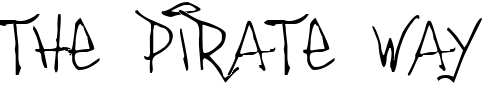 Font : Inthacity-Regular Custom Text : The Pirate Way Test your own text here Click to download or to view this font on a tshirt that can be custom printed in Bali