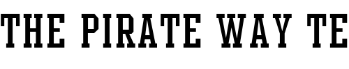 Font : Intramural-Light-JL Custom Text : The Pirate Way Test your own text here Click to download or to view this font on a tshirt that can be custom printed in Bali