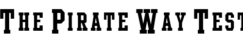Font : Intramural-Small-Caps-JL Custom Text : The Pirate Way Test your own text here Click to download or to view this font on a tshirt that can be custom printed in Bali