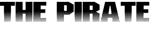 Font : InvisibleKiller Custom Text : The Pirate Way Test your own text here Click to download or to view this font on a tshirt that can be custom printed in Bali