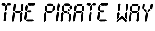 Font : Ionic-Charge Custom Text : The Pirate Way Test your own text here Click to download or to view this font on a tshirt that can be custom printed in Bali