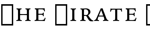 Font : IowanOldSt-SmCap-BT-Small-Cap Custom Text : The Pirate Way Test your own text here Click to download or to view this font on a tshirt that can be custom printed in Bali