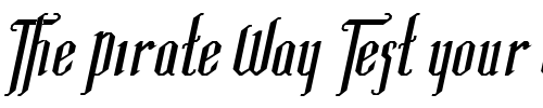 Font : Ipswich-Extended-Bold-Italic Custom Text : The Pirate Way Test your own text here Click to download or to view this font on a tshirt that can be custom printed in Bali