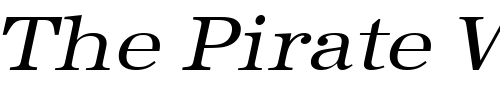 Font : IrisBeckerExtended-Italic Custom Text : The Pirate Way Test your own text here Click to download or to view this font on a tshirt that can be custom printed in Bali