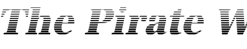 Font : IrisBeckerGradientC-ExBold-Italic Custom Text : The Pirate Way Test your own text here Click to download or to view this font on a tshirt that can be custom printed in Bali