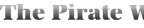 Font : IrisBeckerGradientC-Heavy Custom Text : The Pirate Way Test your own text here Click to download or to view this font on a tshirt that can be custom printed in Bali