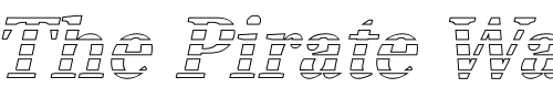 Font : IrisBeckerGradoN-Medium-Italic Custom Text : The Pirate Way Test your own text here Click to download or to view this font on a tshirt that can be custom printed in Bali