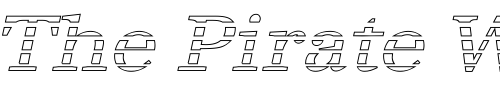 Font : IrisBeckerGradoW-Italic Custom Text : The Pirate Way Test your own text here Click to download or to view this font on a tshirt that can be custom printed in Bali