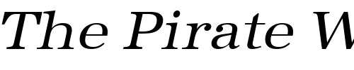 Font : IrisBeckerWide-Italic Custom Text : The Pirate Way Test your own text here Click to download or to view this font on a tshirt that can be custom printed in Bali