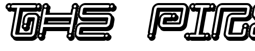 Font : Iron-Lounge-Smart-Dot-2 Custom Text : The Pirate Way Test your own text here Click to download or to view this font on a tshirt that can be custom printed in Bali