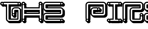 Font : Iron-Lounge-Smart-Dot Custom Text : The Pirate Way Test your own text here Click to download or to view this font on a tshirt that can be custom printed in Bali
