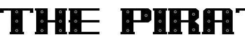 Font : IronCladBolted Custom Text : The Pirate Way Test your own text here Click to download or to view this font on a tshirt that can be custom printed in Bali