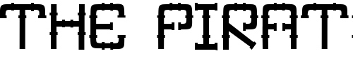 Font : IronPipe Custom Text : The Pirate Way Test your own text here Click to download or to view this font on a tshirt that can be custom printed in Bali