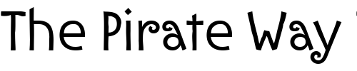 Font : IronworkITC-TT Custom Text : The Pirate Way Test your own text here Click to download or to view this font on a tshirt that can be custom printed in Bali
