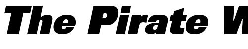 Font : IrvinBecker-Heavy-Italic Custom Text : The Pirate Way Test your own text here Click to download or to view this font on a tshirt that can be custom printed in Bali