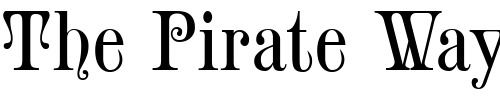 Font : Iskola Custom Text : The Pirate Way Test your own text here Click to download or to view this font on a tshirt that can be custom printed in Bali