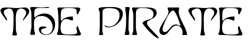 Font : IstraNouveauDisplay Custom Text : The Pirate Way Test your own text here Click to download or to view this font on a tshirt that can be custom printed in Bali